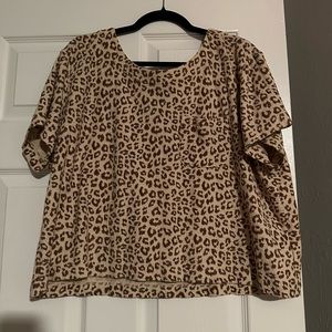 Cheetah Gap Shirt
